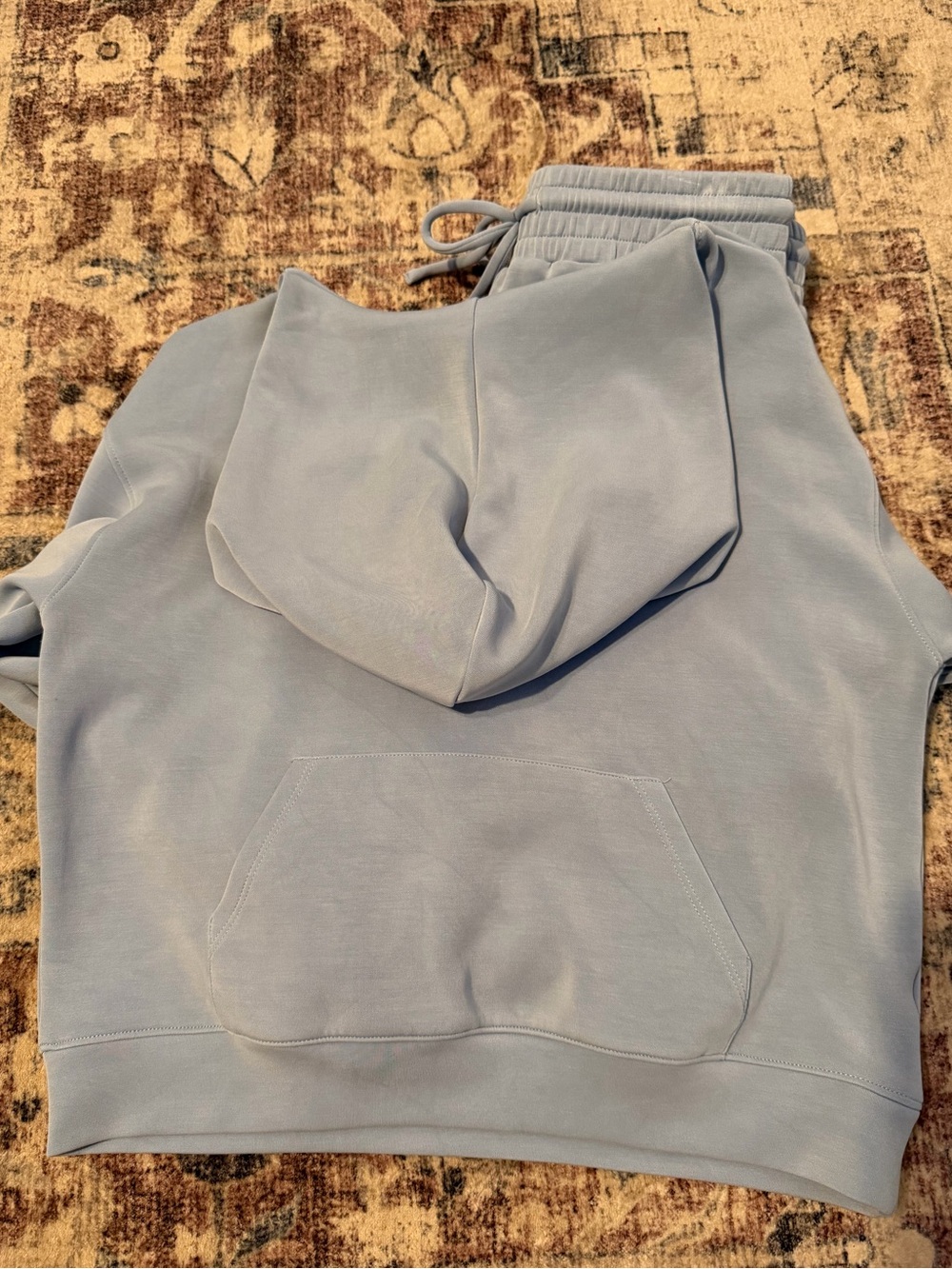 Light Blue Cozy Hoodie and Jogger Sweat Set